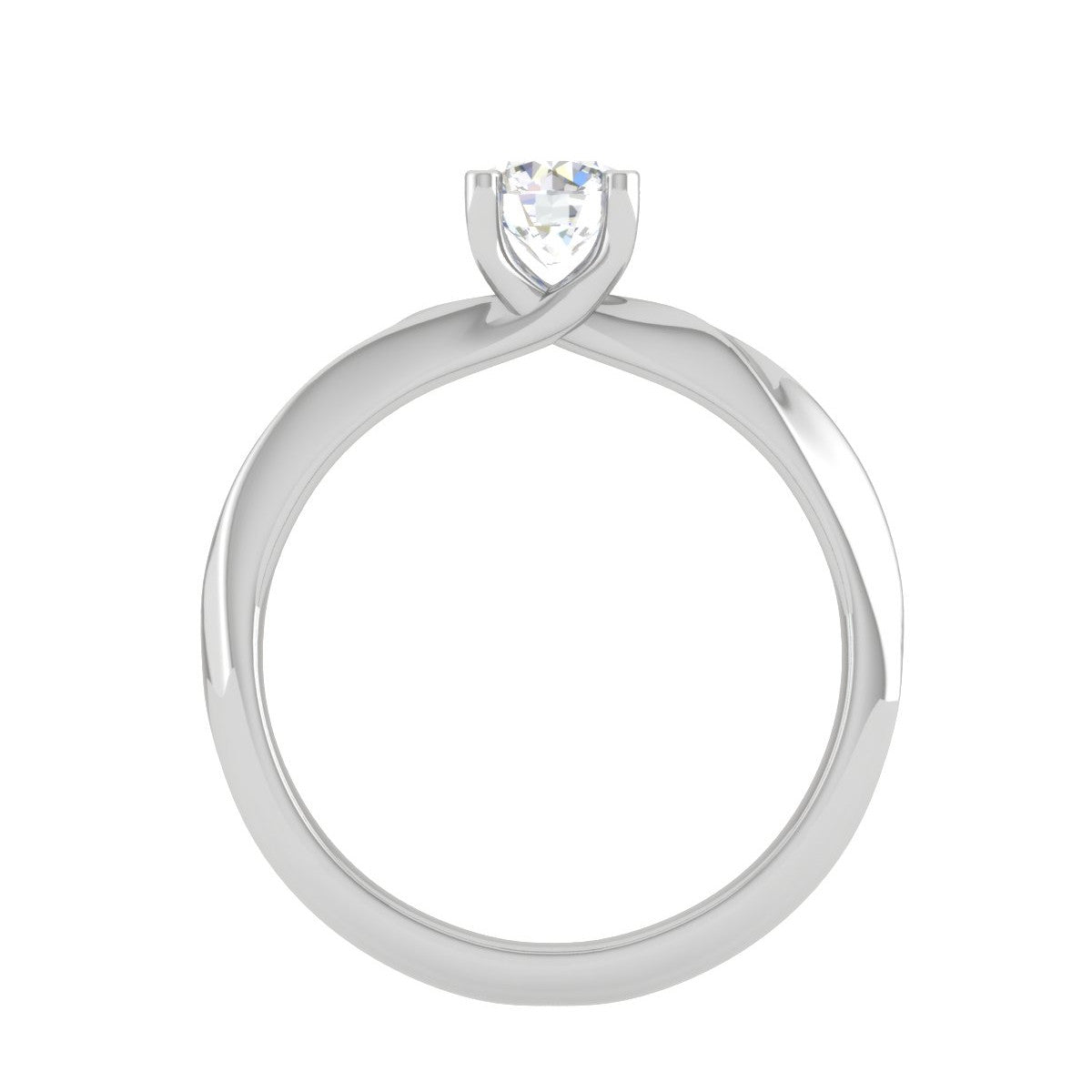 0.30 cts Solitaire Platinum Ring for Women JL PT RS PR 161   Jewelove