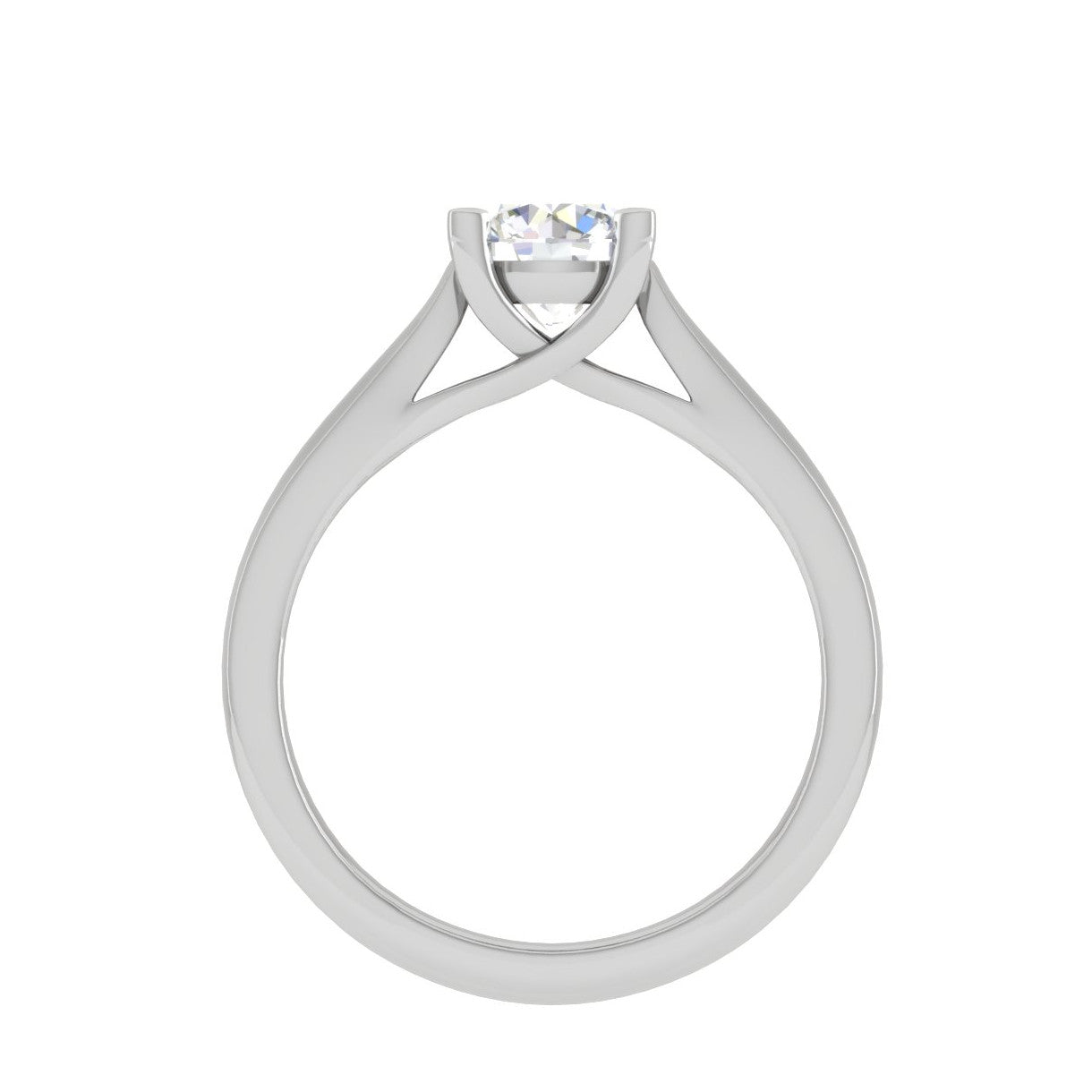 1-Carat Solitaire Platinum Ring for Women JL PT RS PR LG G 136-B