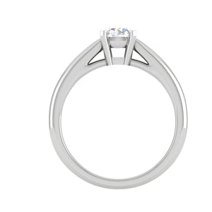 1-Carat Lab Grown Solitaire Platinum Ring JL PT RS RD LG G 179-B