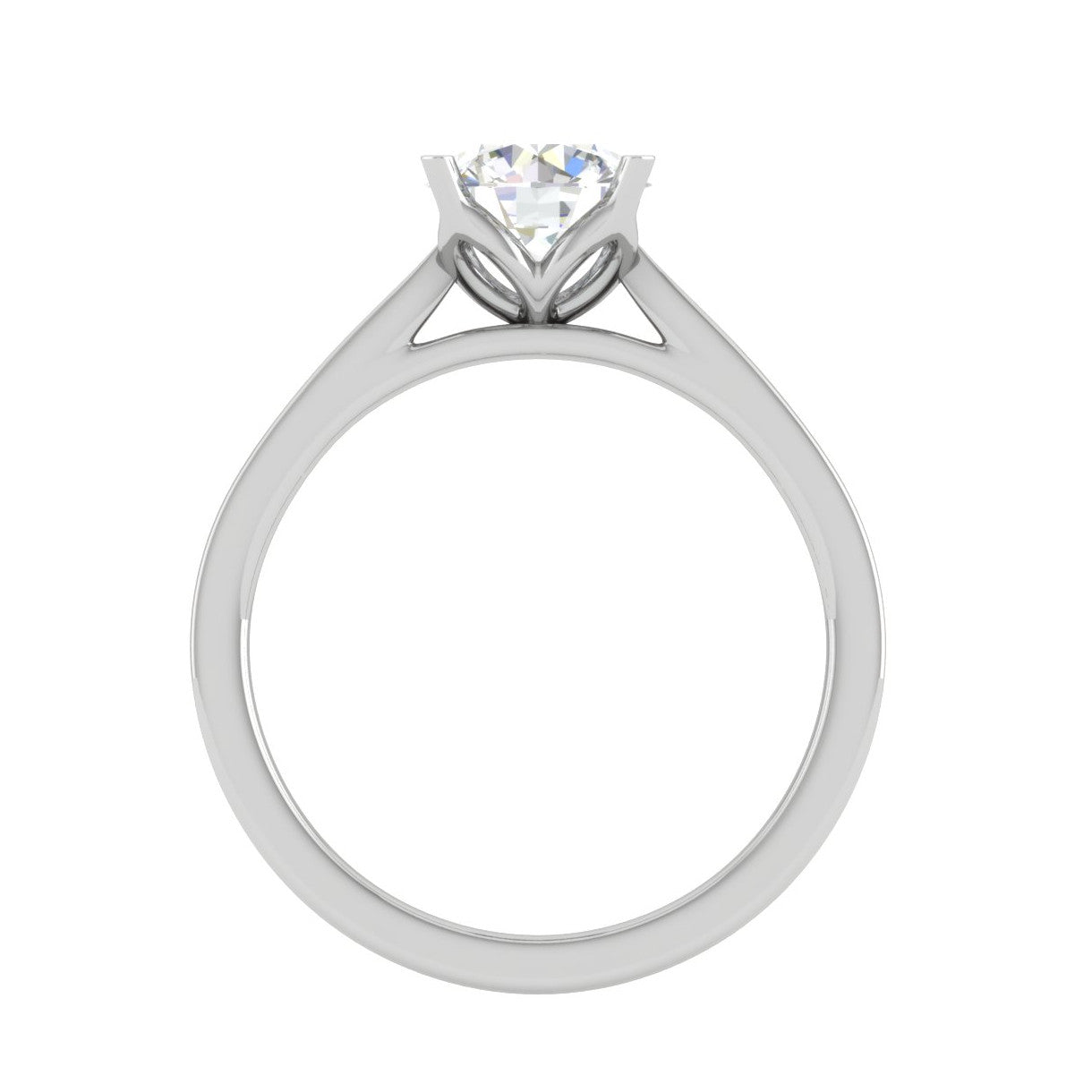 0.30 cts Solitaire Platinum Ring for Women JL PT RS PR 115   Jewelove