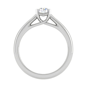 1.50-Carat Lab Grown Solitaire Platinum Ring JL PT RS RD LG G 184-D