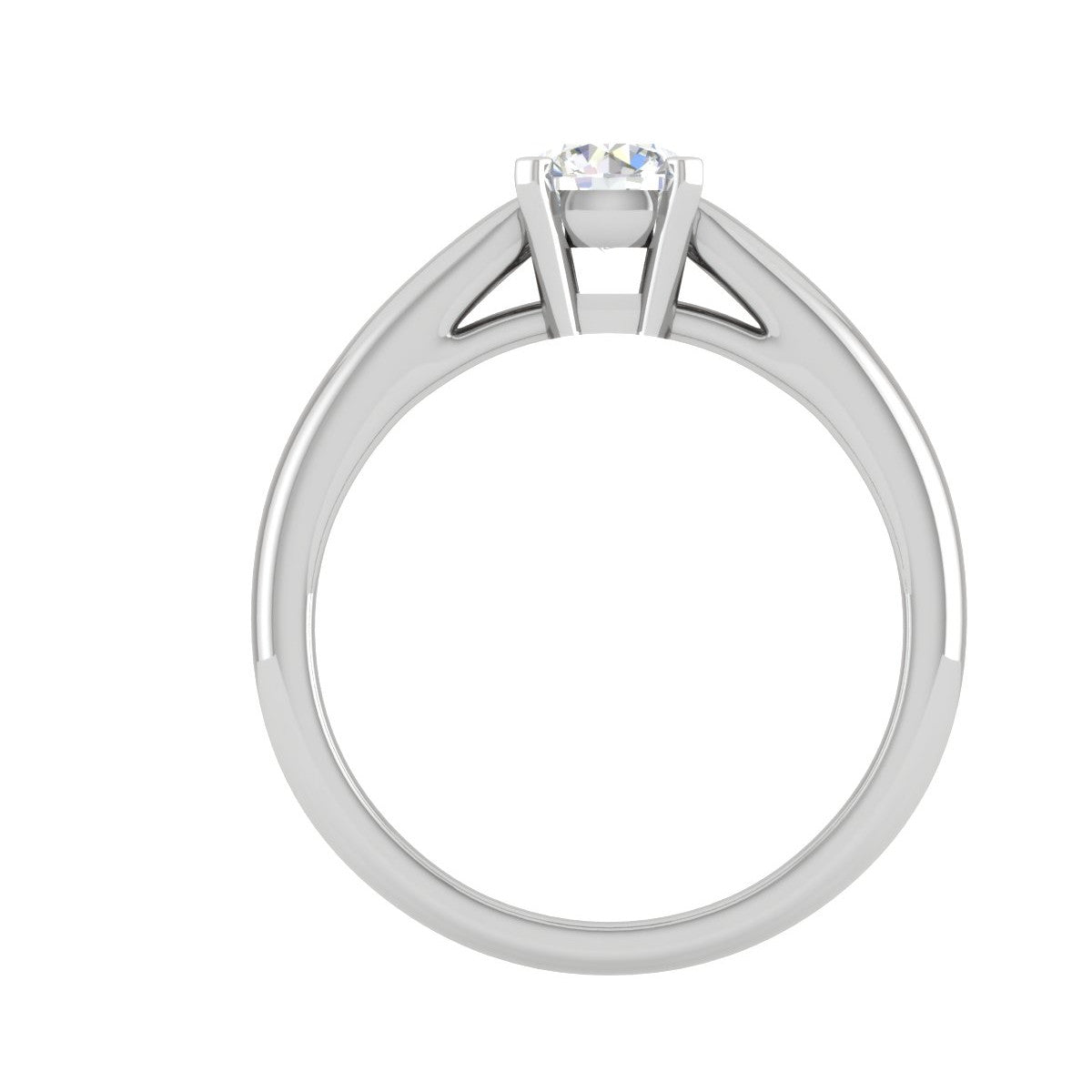 50-Pointer Lab Grown Solitaire Platinum Ring JL PT RS RD LG G 179