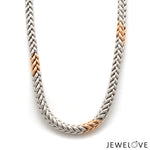 Load image into Gallery viewer, Men of Platinum | 5.5mm Platinum Rose Gold Heavy Chain for Men JL PT CH 1319
