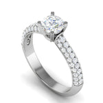 Load image into Gallery viewer, 1-Carat Solitaire Diamond Split Shank Platinum Ring JL PT RP RD 161-C
