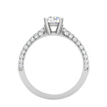 Load image into Gallery viewer, 1-Carat Solitaire Diamond Split Shank Platinum Ring JL PT RP RD 161-C
