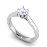 Load image into Gallery viewer, 70-Pointer Lab Grown Solitaire Platinum Ring JL PT RS RD LG G 167-A
