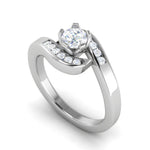 Load image into Gallery viewer, 1.50-Carat Lab Grown Solitaire Diamond Platinum Ring JL PT RP RD LG G 139-B
