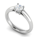 Load image into Gallery viewer, 1-Carat Lab Grown Solitaire Platinum Ring JL PT RS RD LG G 179-B
