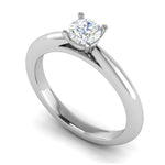 Load image into Gallery viewer, 1-Carat Lab Grown Solitaire Platinum Ring JL PT RS RD LG G 144-B
