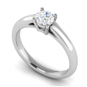 50-Pointer Lab Grown Solitaire Platinum Ring JL PT RS RD LG G 179