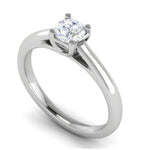 Load image into Gallery viewer, 50-Pointer Lab Grown Solitaire Platinum Ring JL PT RS RD LG G 184-A
