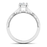 Load image into Gallery viewer, 50 Pointer Platinum Solitaire Engagement Ring with a Twist JL PT 6583   Jewelove.US
