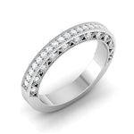 Load image into Gallery viewer, Exquisite Half Eternity Platinum Ring with Diamonds JL PT 443
