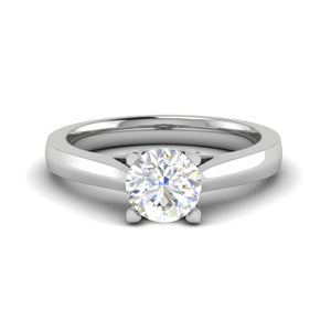 1-Carat Solitaire Platinum Ring for Women JL PT RS PR LG G 136-B