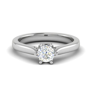 1-Carat Lab Grown Solitaire Platinum Ring JL PT RS RD LG G 167-B