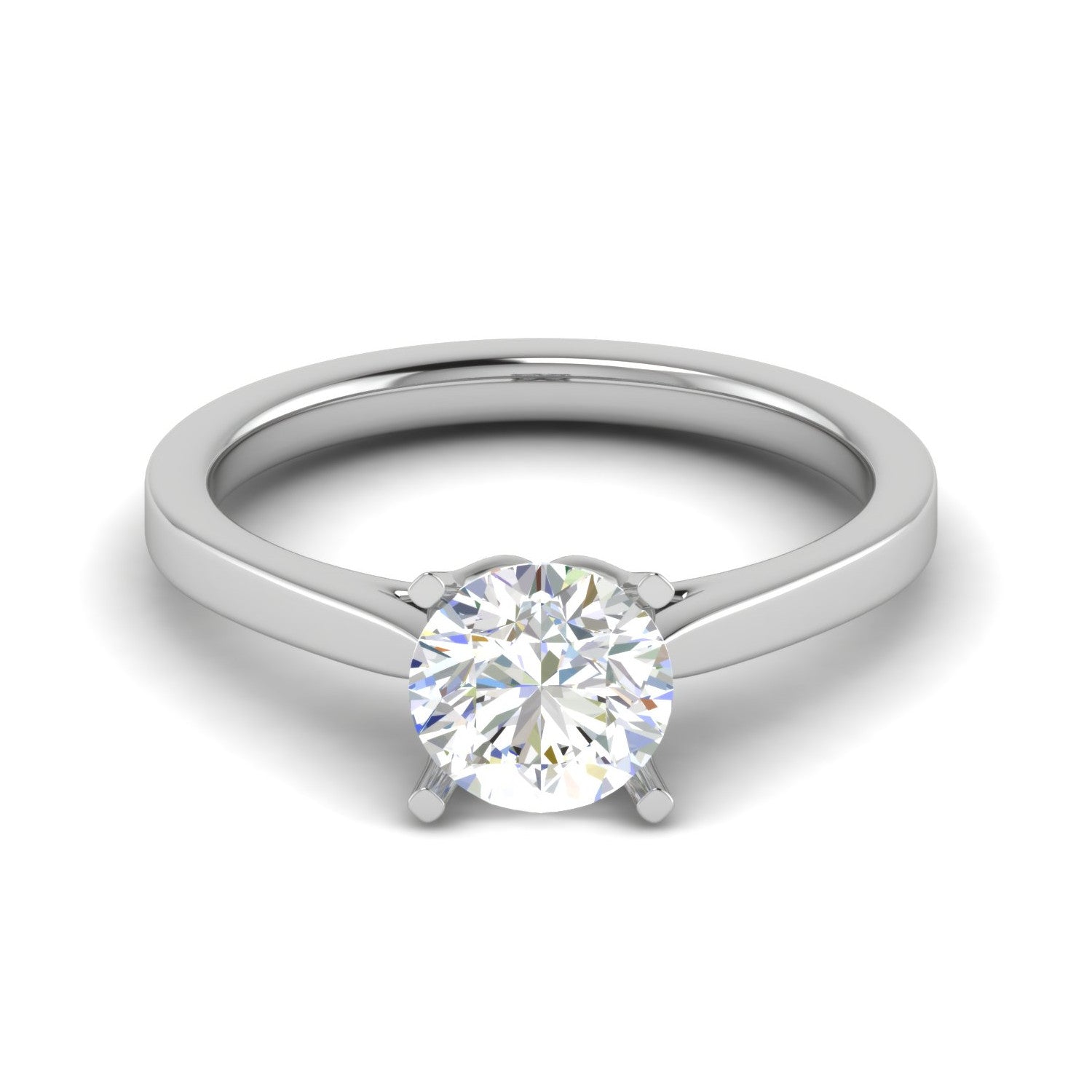 1-Carat Lab Grown Solitaire Platinum Ring for Women JL PT RS PR LG G 115-B