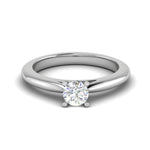 Load image into Gallery viewer, 1-Carat Lab Grown Solitaire Platinum Ring JL PT RS RD LG G 144-B
