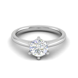 1.5-Carat Lab Grown Solitaire Platinum Ring for Women JL PT RS PR LG G 133-C