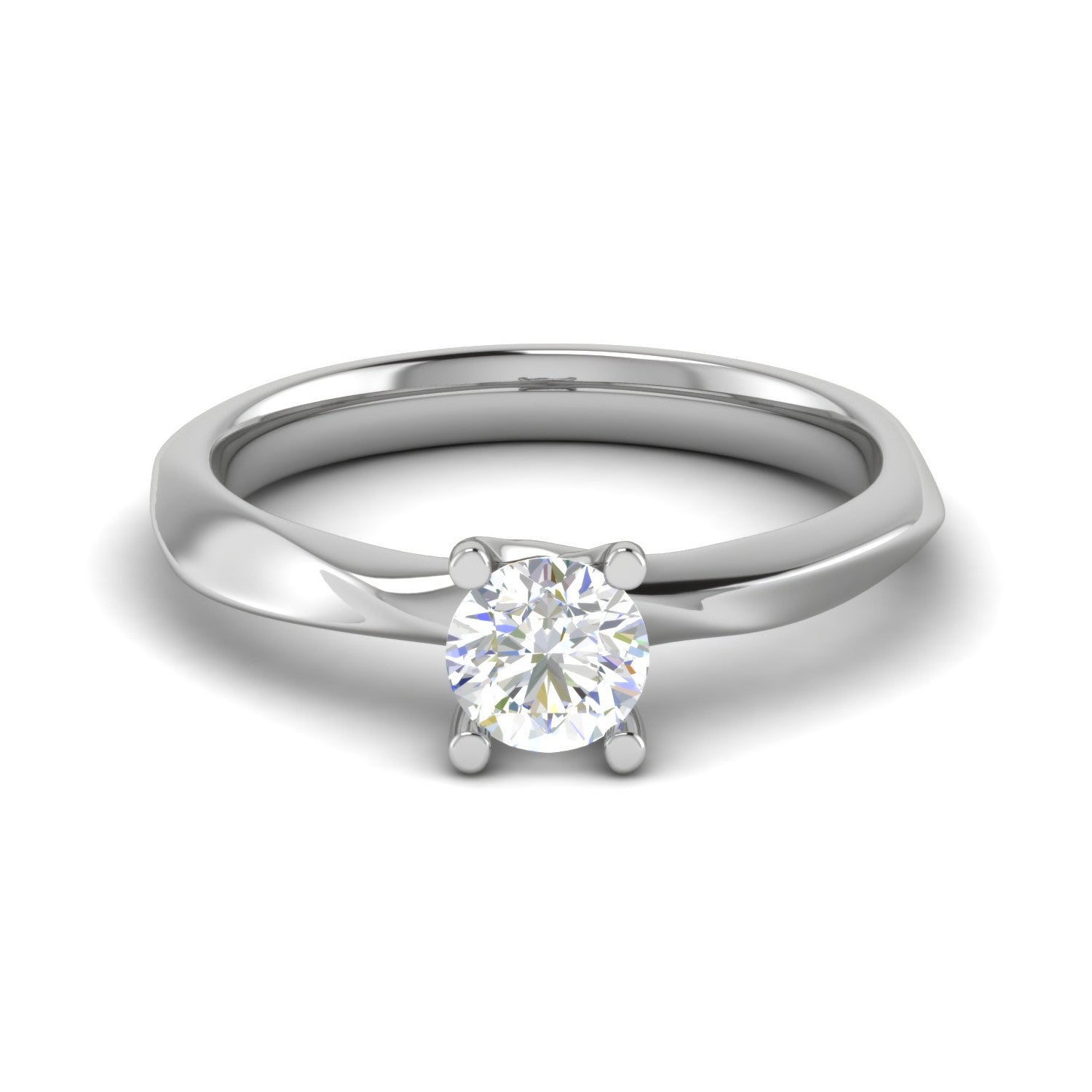 1-Carat Lab Grown Solitaire Platinum Ring for Women JL PT RS PR LG G 161-B