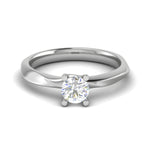 Load image into Gallery viewer, 1-Carat Lab Grown Solitaire Platinum Ring for Women JL PT RS PR LG G 161-B
