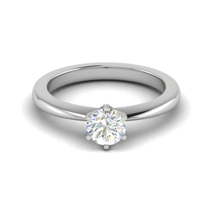 0.30 cts Solitaire Platinum Ring JL PT RS RD 178   Jewelove.US