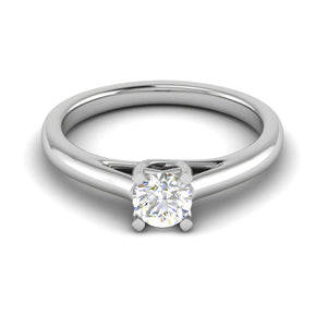 2-Carat Lab Grown Solitaire Platinum Ring JL PT RS RD LG G 184-E