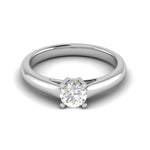 Load image into Gallery viewer, 70-Pointer Lab Grown Solitaire Platinum Ring JL PT RS RD LG G 179-A
