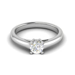 Load image into Gallery viewer, 50-Pointer Lab Grown Solitaire Platinum Ring JL PT RS RD LG G 179
