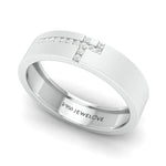 Load image into Gallery viewer, Designer Platinum Love Bands with Diamonds JL PT 162
