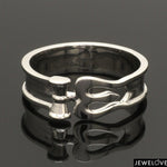 Load image into Gallery viewer, Platinum OM Trishul Ring for Men JL PT 1367
