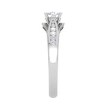 Load image into Gallery viewer, 30-Pointer Solitaire Diamond Split Shank Platinum Ring JL PT RP RD 118
