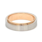 Load image into Gallery viewer, Slanting Platinum &amp; Rose Gold Couple Rings JL PT 635
