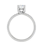 Load image into Gallery viewer, 50-Pointer Solitaire Diamond Split Shank Platinum Ring JL PT RP RD 182-A
