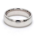 Load image into Gallery viewer, 7mm Heavy Platinum Wedding Band for Men JL PT 625
