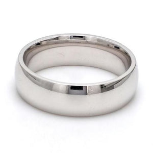 7mm Heavy Platinum Wedding Band for Men JL PT 625