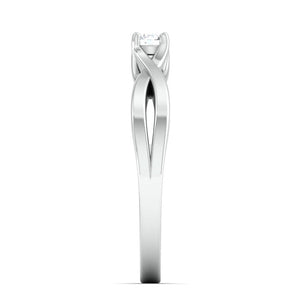 Pointer Classic 4 Prong Solitaire Ring made in Platinum JL PT 676