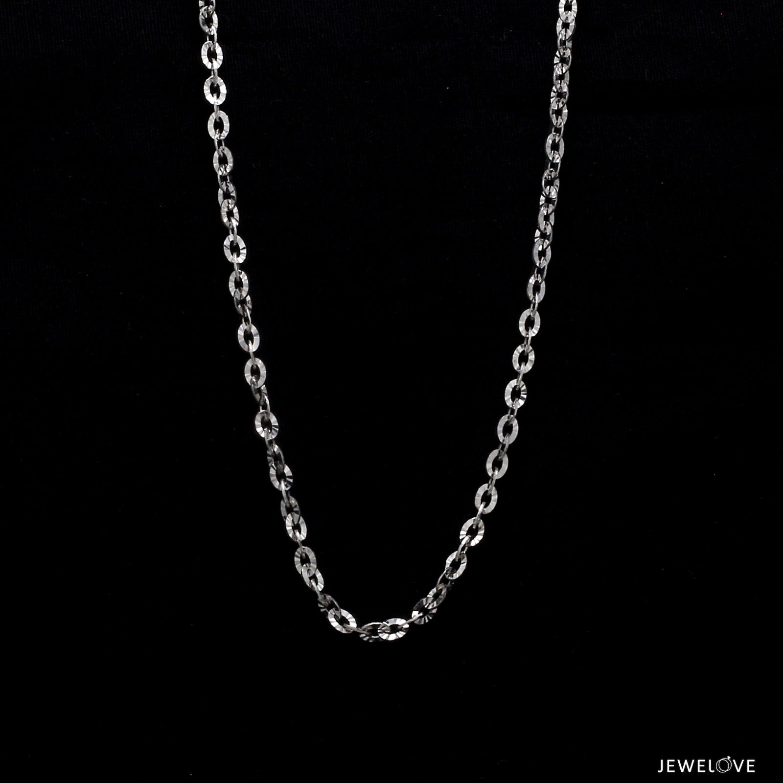 Japanese Platinum Chain with Shiny Texture for Women JL PT CH 659   Jewelove.US