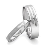 Load image into Gallery viewer, Price Point Plain Platinum Love Bands JL PT 234
