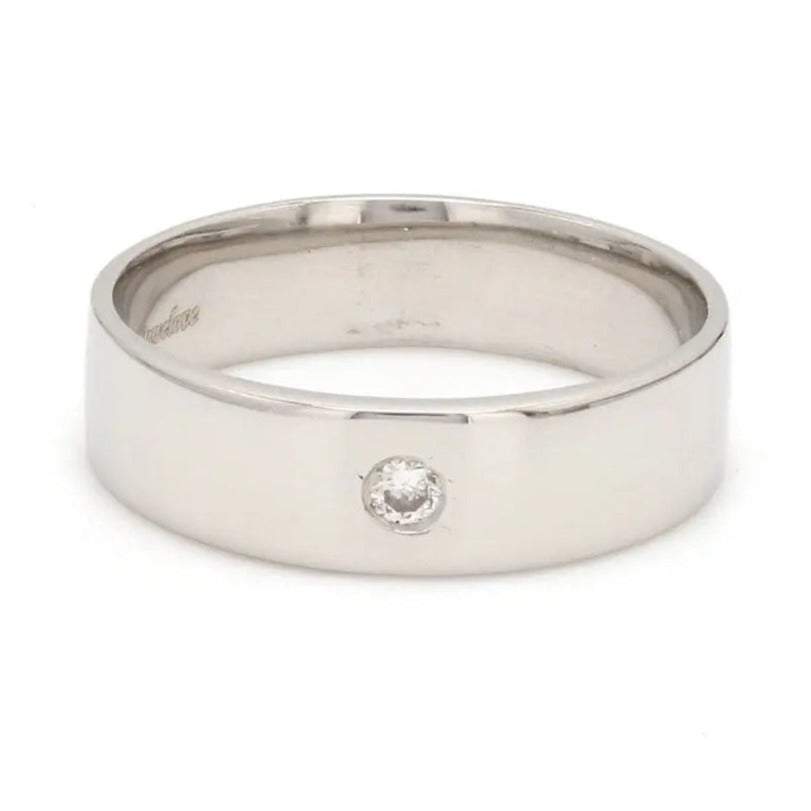 Single Diamond Platinum Ring JL PT 500