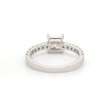 Load image into Gallery viewer, 30-Pointer Solitaire Diamond Shank Platinum Ring JL PT 1313   Jewelove.US
