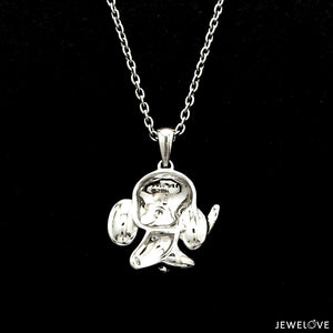 Baby Elephant Platinum Diamonds Pendant for Women JL PT P 1297