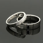 Load image into Gallery viewer, Platinum Diamond Couple Bands JL PT CB 134   Jewelove
