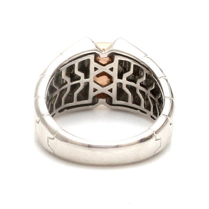 Men of Platinum | Heavy Platinum Rose Gold Ring for Leaders JL PT 685R