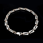 Load image into Gallery viewer, 5.25mm Platinum &amp; Rose Gold Bracelet for Men JL PTB 1280
