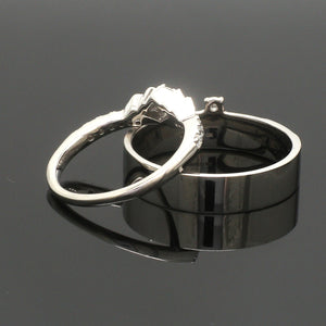 Platinum Diamond Couple Ring JL PT 1364