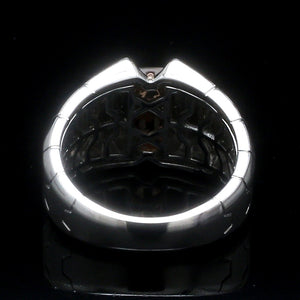 Men of Platinum | Heavy Platinum Rose Gold Ring for Leaders JL PT 685R