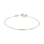 Load image into Gallery viewer, Evara Platinum Rose Gold Diamond Bracelet for Women JL PTB 1286
