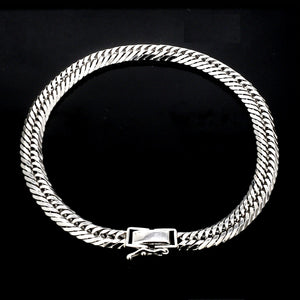 6mm Japanese Platinum Cuban Bracelet for Men JL PTB 1176-A