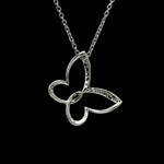 Load image into Gallery viewer, Platinum Butterfly Pendant with Diamonds for Women JL PT P 1241   Jewelove.US
