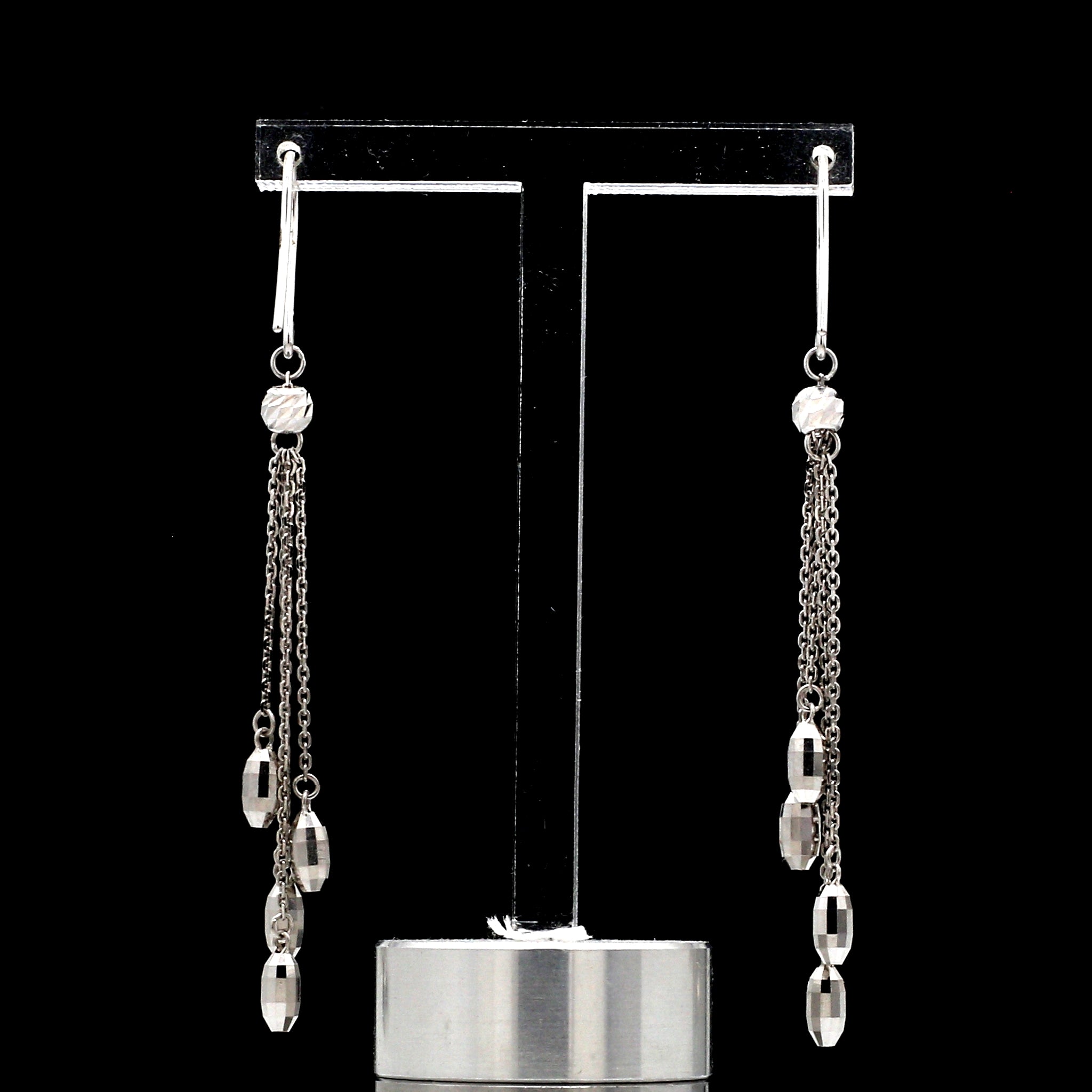 Japanese Platinum Earrings for Women JL PT E 298   Jewelove.US